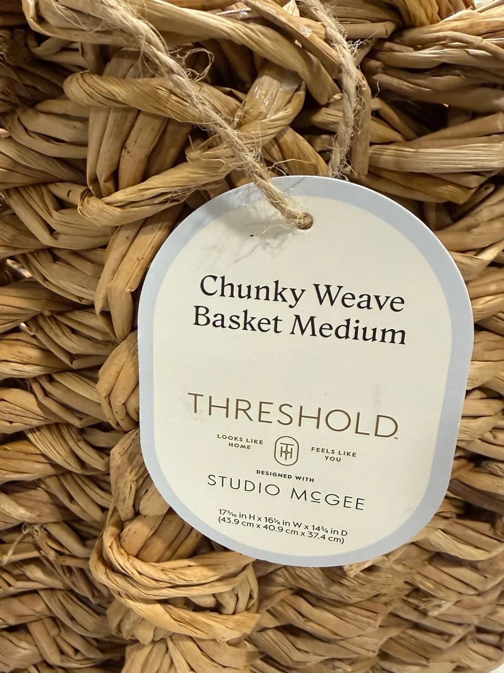 Threshold chunky weave